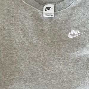 Nike Heather Gray Crewneck Sweatshirt